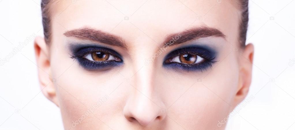 Woman eyes close up image