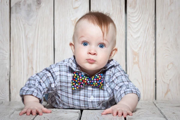 Stylish funny little boy — Stock Photo, Image