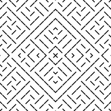 Monokrom segmenti ile modern geometrik arkaplan