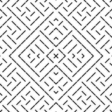 Monokrom segmentleriyle kusursuz vektör dokusu