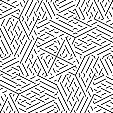 Monokrom segmentleriyle kusursuz vektör dokusu