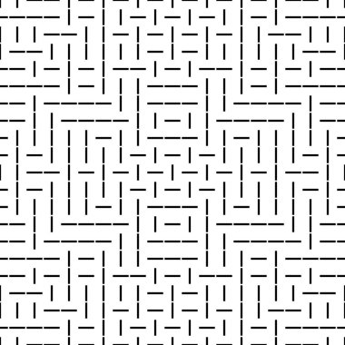 Monokrom segmentleriyle kusursuz vektör dokusu