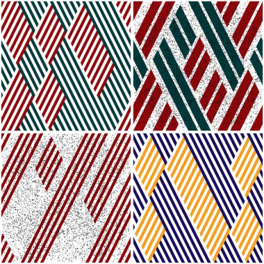 Aynı pakette 4 farklı vektör deseni (eps). Bir kalıp ödenir ve üçü ücretsizdir (beyaz bölme çizgileri))