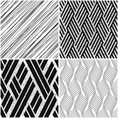 Aynı pakette 4 farklı vektör deseni (eps). Bir kalıp ödenir ve üçü ücretsizdir (beyaz bölme çizgileri))