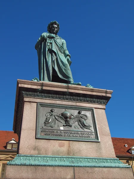 Statue de Schiller, Stuttgart — Photo