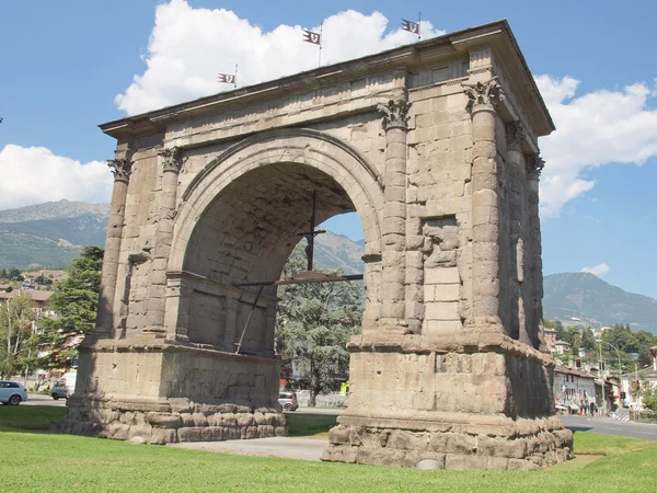 Arch of August Aosta — Stock Photo, Image