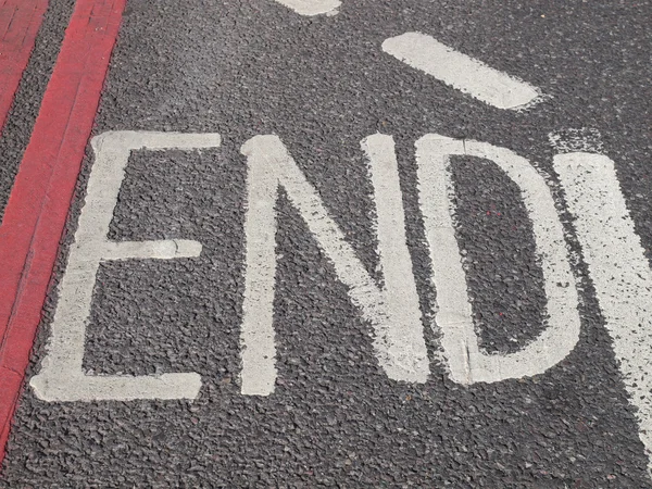 Bike lane sign — Stock Photo, Image