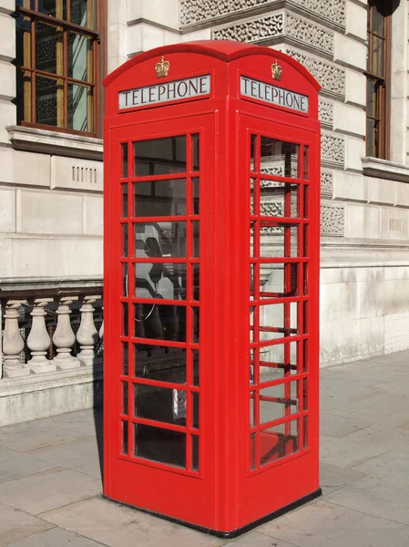 Caja de teléfono de Londres — Foto de Stock