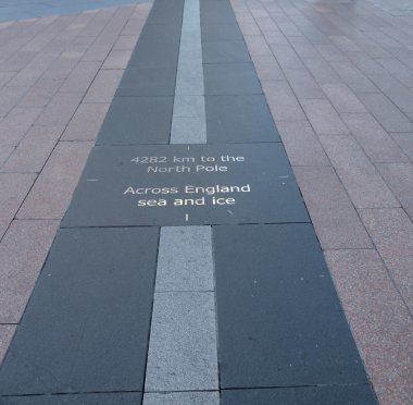 Greenwich'deki ana meridyene
