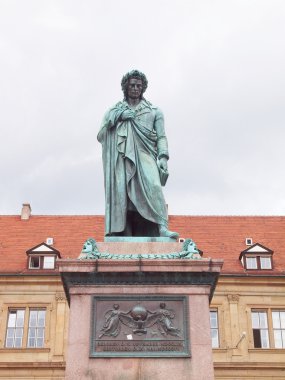 Schiller heykeli, stuttgart