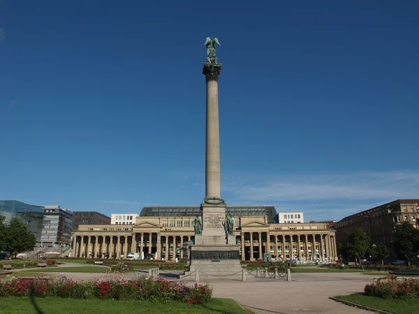 Schlossplatz (Piazza del Castello) Stoccarda — Foto Stock