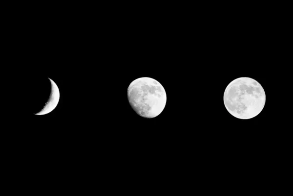 Faza księżycowa — Zdjęcie stockowe