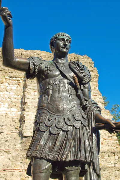 Statuia împăratului Traian — Fotografie, imagine de stoc