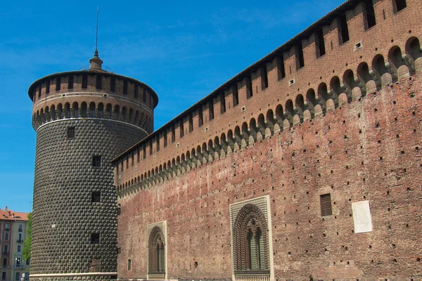 Castello sforzesco, Mailand — Stockfoto