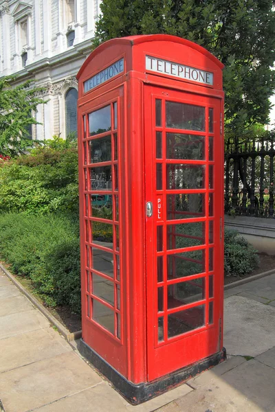 Londýn telefonní budka — Stock fotografie