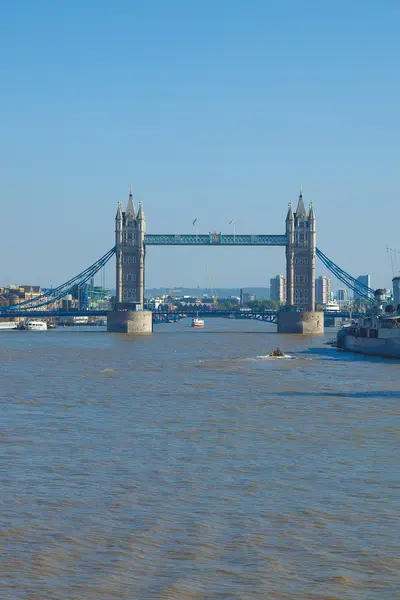 Ποταμός Thames στο Λονδίνο — Φωτογραφία Αρχείου