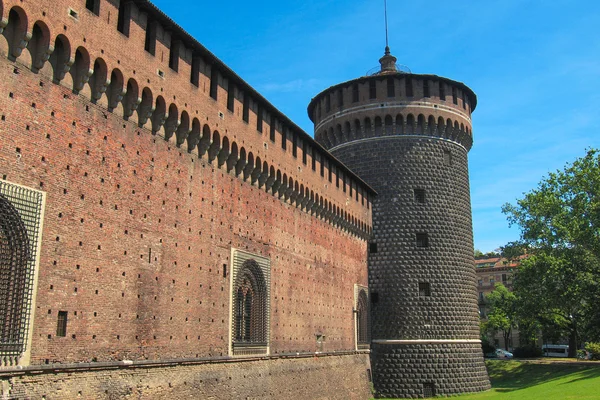 Castello sforzesco, Milaan — Stockfoto