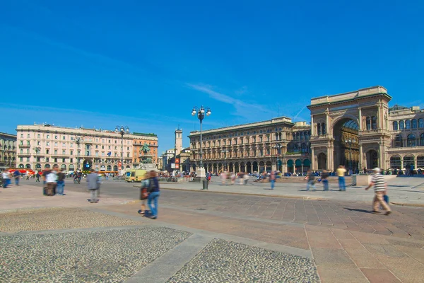Piazza Duomo, Милан — стоковое фото