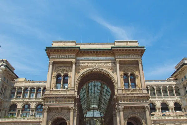 Galleria Vittorio Emanuele II, Milan — Stock Photo, Image