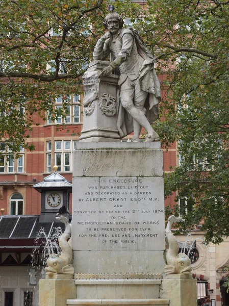 Estátua de shakespeare — Fotografia de Stock