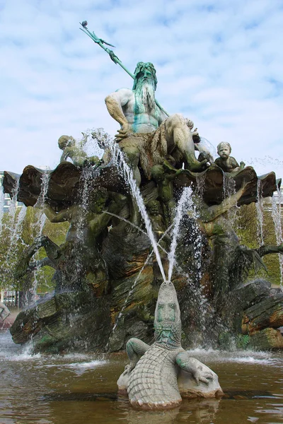 Neptunbrunnen — Stok fotoğraf