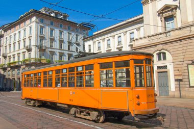 Vintage tramvay, milan