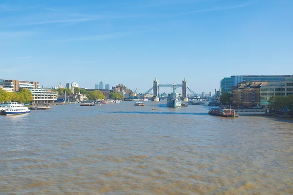 Río Támesis en Londres — Foto de Stock