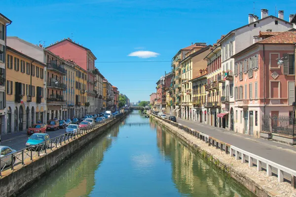 Naviglio grande, Μιλάνο — Φωτογραφία Αρχείου