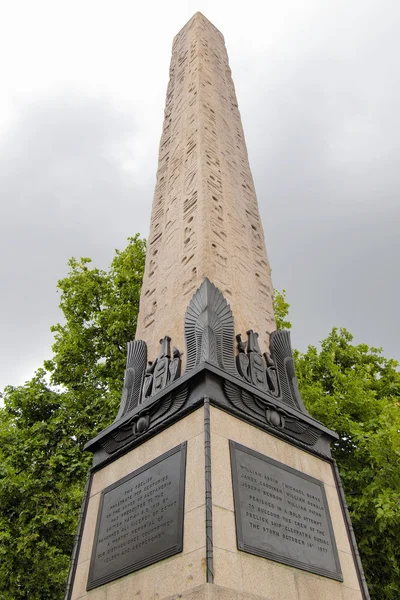 Obelisco egípcio, Londres — Fotografia de Stock