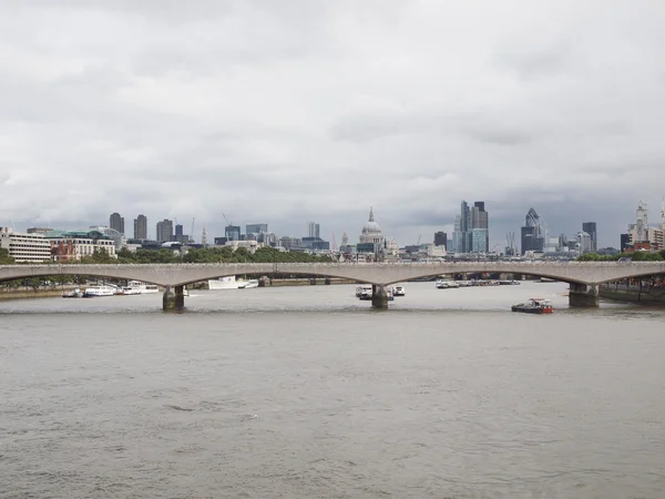 Fiume Tamigi a Londra — Foto Stock