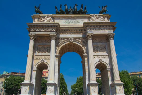 Arco делла темпі, Мілан — стокове фото