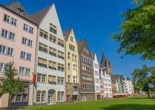 Historical traditional houses in Koeln (Koln), Germany