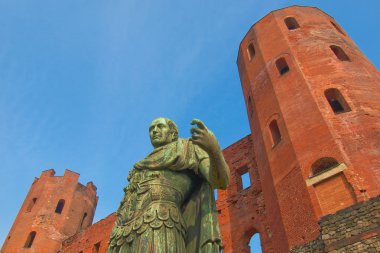 Julius Caesar statue clipart