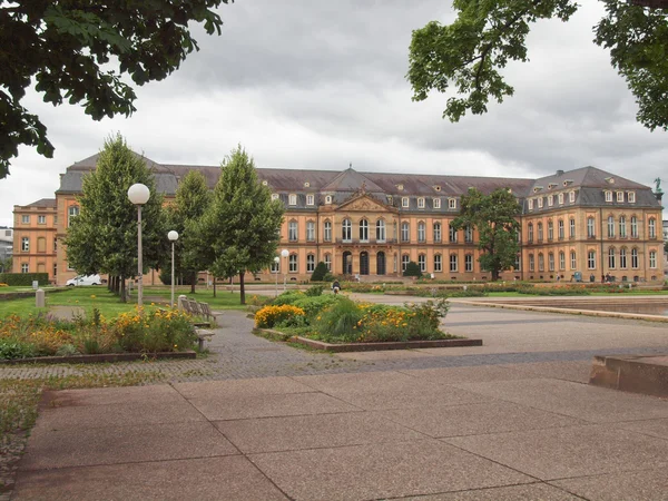 Neues Schloss (nový hrad) Stuttgart — Stock fotografie