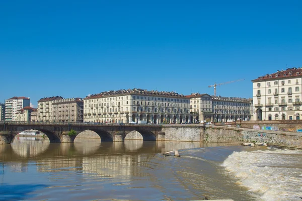 Piazza Vittorio, Turin — Stock Photo, Image