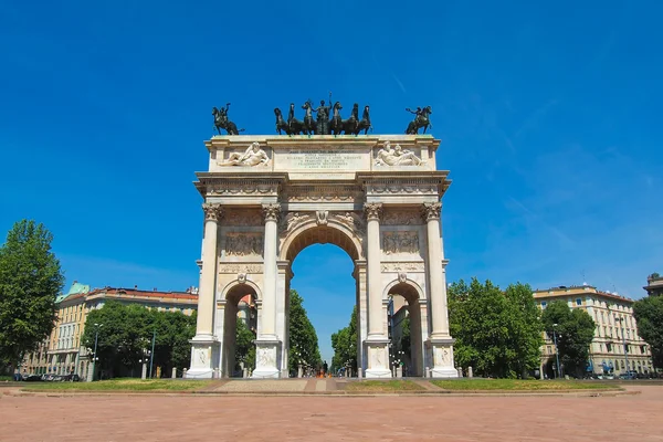 Arco della Pace, Milán — Foto de Stock