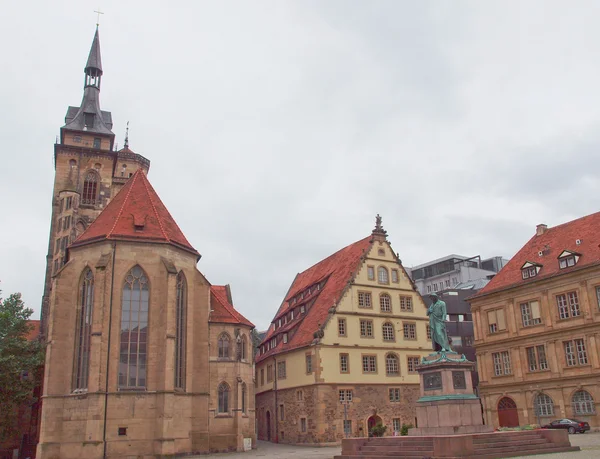 Schillerplatz, Stoccarda — Foto Stock