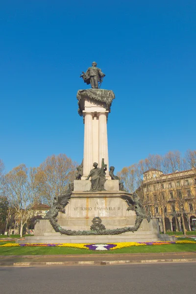 Vittorio Emanuele II statue — Stock Photo, Image