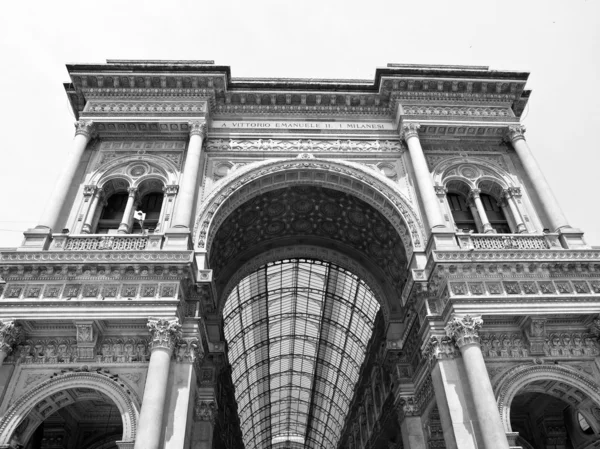 Galleria vittorio emanuele ii, Milaan — Stockfoto