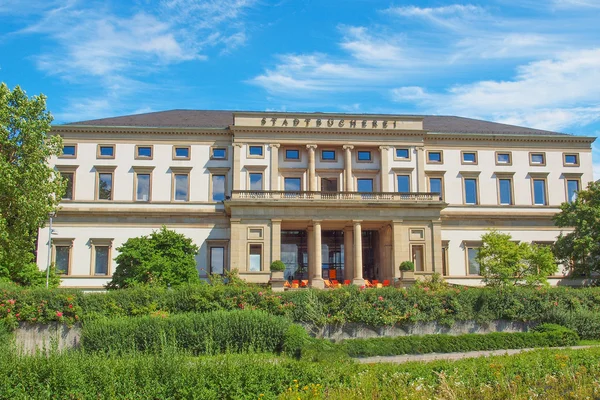 Stadtbuecherei (Biblioteca da cidade), Estugarda — Fotografia de Stock