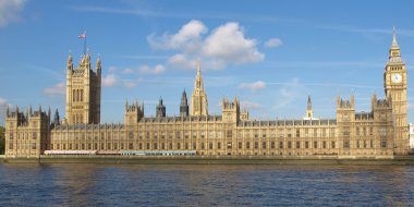 Houses of Parliament panorama clipart