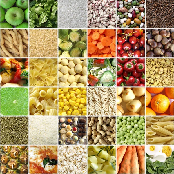 Collage alimentare — Foto Stock