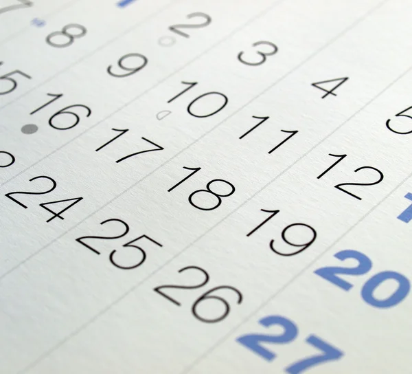 Calendario — Foto de Stock