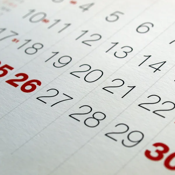 Calendario — Foto Stock