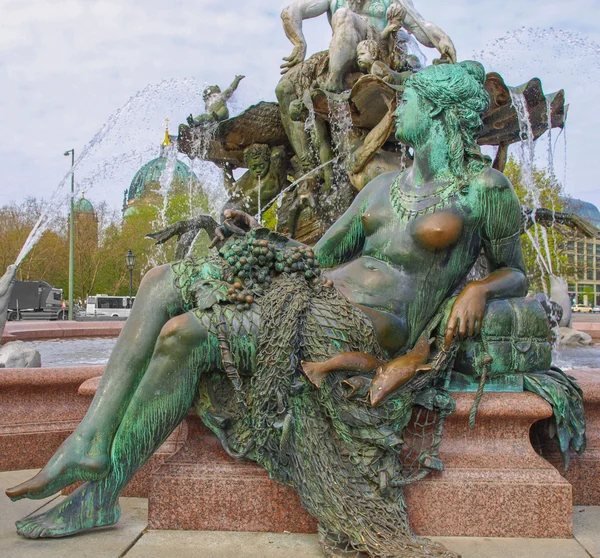 Neptunbrunnen — Zdjęcie stockowe