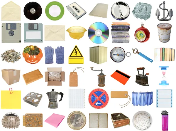 Many objects isolated — Stock Photo, Image