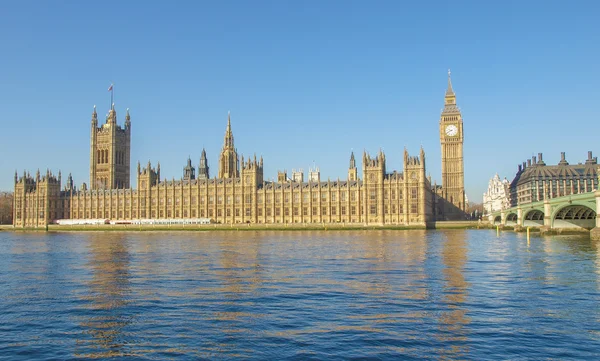 A londoni Parlament házak — Stock Fotó