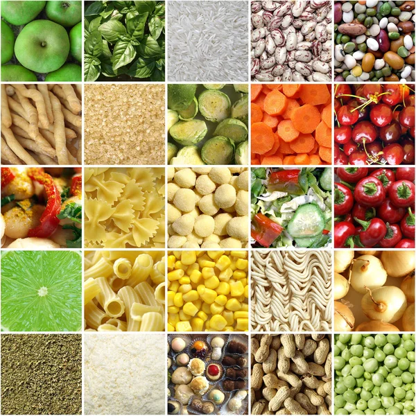 Collage de alimentos — Foto de Stock