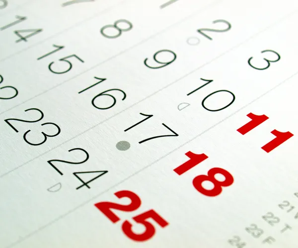 Calendario — Foto Stock