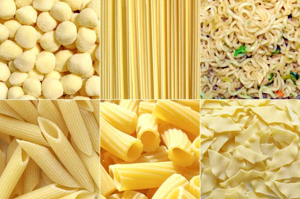 Pasta collage — Stock Photo, Image